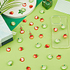 60Pcs 3 Styles Opaque Resin Cabochons RESI-OC0001-73-4