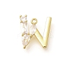 Brass Micro Pave Cubic Zirconia Pendants KK-M310-01G-23-1