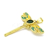 Brass Micro Pave Clear Cubic Zirconia Pendants KK-R159-21B-G-2