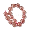 Natural Strawberry Quartz Beads Strands G-D105-A11-3