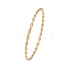 304 Stainless Steel Twist Bangles for Women LS-BJEW-G759-06G-2
