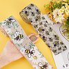 Gorgecraft 2 Rolls 2 Patterns Insect Theme Polyester Ribbon OCOR-GF0002-58A-3