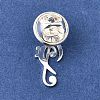 Musical Note Lapel Pin Backs JEWB-K035-02B-S-2