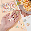 42Pcs 12 Styles Opaque Resin Pendants RESI-AR0001-45-3