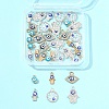 36Pcs 6 Styles Alloy Charms ENAM-FS0002-38-7