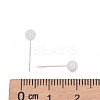 Textured 925 Sterling Silver Ball Stud Earrings LS-EJEW-L202-004A-3