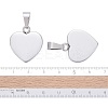 Tarnish Resistant Fashionable 304 Stainless Steel Stamping Blank Tag Pendants STAS-J002B-01-3