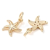 Rack Plating Brass Micro Pave Clear Cubic Zirconia Charms KK-D097-04G-2