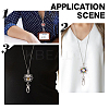 SUNNYCLUE DIY Office Lanyard ID Badges Holder Necklace Making Kit DIY-SC0021-45-5