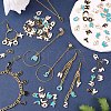 104Pcs Letter A~Z Alloy Enamel Pendant Charms JX170A-6