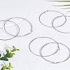 3 Pairs 304 Stainless Steel Ring Hoop Earrings EJEW-LP0001-04-3
