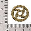 Tibetan Style Alloy Steampunk Pendants TIBEP-5459-AB-LF-3