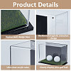 Acrylic & Magnet & Plastic Display Box ODIS-WH0061-81-4