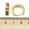 304 Stainless Steel Enamel Hoop Earrings EJEW-K268-19G-02-5