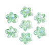 Baking Paint Transparent Glass Beads DGLA-N014-08A-06-1