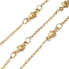 Ion Plating(IP) 304 Stainless Steel Star Link Chains CHS-Q006-07G-1