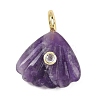 Natural & Synthetic Mixed Gemstone Carved Pendants G-G330-02G-2