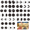 48Pcs 24 Style Glass Doll Craft Eyes Cabochons DIY-OC0011-82B-1