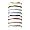 8Pcs 8 Colors Korean Waxed Polyester Cord Braided Bead Bracelets BJEW-FS00024-2