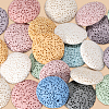 24Pcs Unwaxed Natural Lava Rock Beads G-PA0002-11-7
