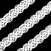 18Yards Polyester Braided Lace Trim OCOR-CY0001-88A-6