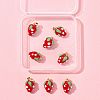 8Pcs Handmade Lampwork Pendants LAMP-FS0001-52B-6