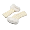 Acrylic Fibers Knitting Fingerless Gloves PW-WG53A2A-08-2