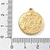 304 Stainless Steel Pendants STAS-I327-07G-3