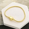 Brass European Style Bracelets for Jewelry Making BJEW-S158-17G-1