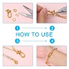 Tibetan Style Hook and Eye Clasps GLF1277Y-NF-3