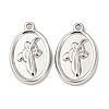304 Stainless Steel Pendants STAS-I358-12P-13-1