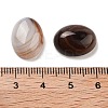 Dyed & Heated Natural Banded Agate Cabochons G-G145-01B-24-3