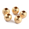 Long-Lasting Plated Brass Beads KK-O133-004A-G-1