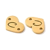 Ion Plating(IP) 304 Stainless Steel Connector Charms STAS-C081-04G-C-2