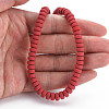 Handmade Polymer Clay Beads Strands LS-CLAY-N008-22-6