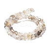 Natural Grey Agate Beads Strands G-F465-29-01-3