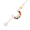 Teardrop & Moon & Sun Glass Hanging Suncatchers LS-HJEW-I011-05G-4