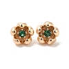 Brass & Cubic Zirconia Pendants KK-Q773-16G-03-1