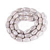 Anti-Tarnish Electroplate Glass Beads Strands EGLA-Q130-02A-02-2