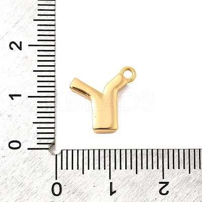 Brass Micro Pave Cubic Zirconia Charms KK-C117-12G-Y-1