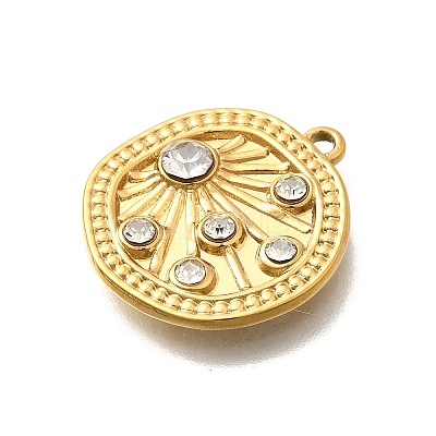 304 Stainless Steel Pendants STAS-E545-09G-1