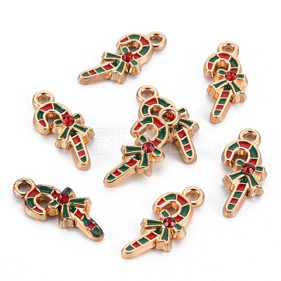 Eco-Friendly Alloy Enamel Pendants ENAM-T011-64-NR-1