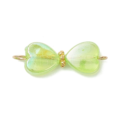 AB Color Transparent Acrylic Connector Charms PALLOY-JF04434-1