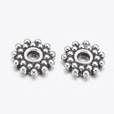 Gear Tibetan Silver Spacer Beads LS-AA119-NF-1