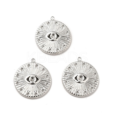 Tarnish Resistant 304 Stainless Steel Pendants Rhinestone Setting STAS-I197-022P-1
