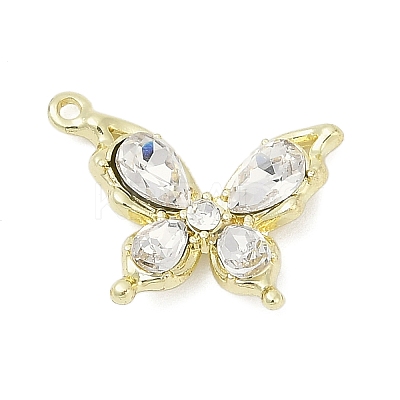 Alloy Pendants with Rhinestone PALLOY-R151-53G-1