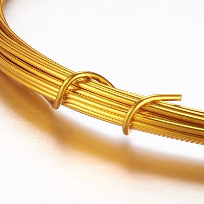 Round Aluminum Craft Wire AW-D009-1mm-10m-17-1