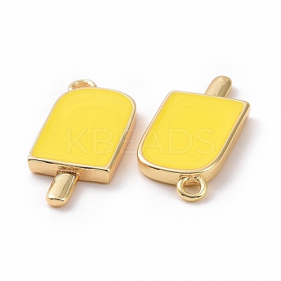Brass Enamel Pendants KK-A168-16-02G-1