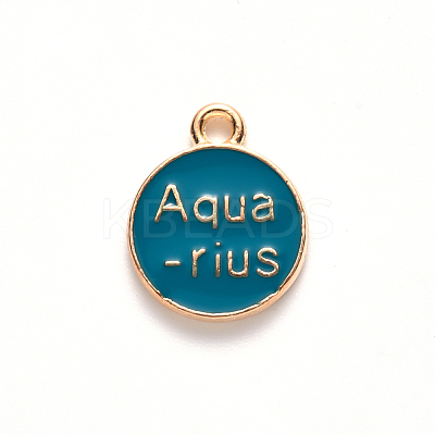 Alloy Enamel Pendants ENAM-S124-01A-05J-1