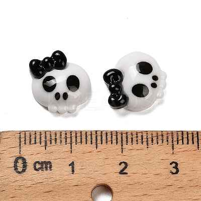 Halloween Opaque Resin Cabochons CRES-I045-01G-02-1